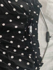 Polka Dot Palazzo Skirt