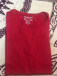 Jockey Red Cotton Tshirt