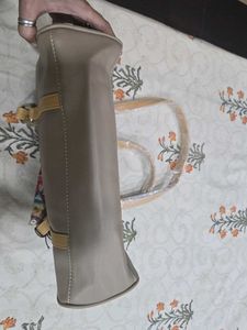 Brown Yellow Brand New Caprese Handbag