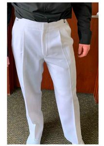 White Casual Pants