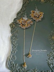 Layered Ghungroo Dual Tone Kashmiri style Jhumka