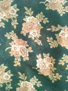 Green Floral Saree