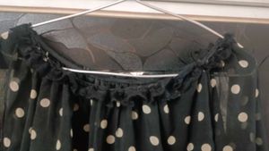 Black Top Polka Dot