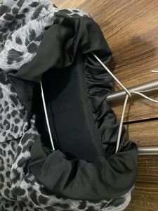 Woolen wear animal print jacket