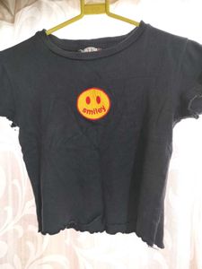 Smiley Face Graphic Tee