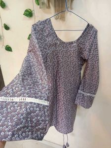 🆕 Lavender Corset Short Kurta🎀✨
