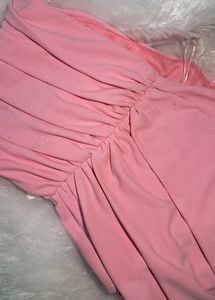 Zara Bustier Corset Pink Top