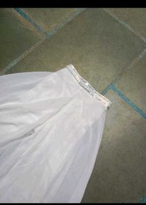 Elegant White Indian Dress 11 - 12 Years