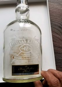 Chivas Regal 12 Year Old empty bottle