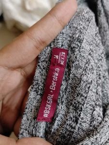 Stylish Grey Knit Dress