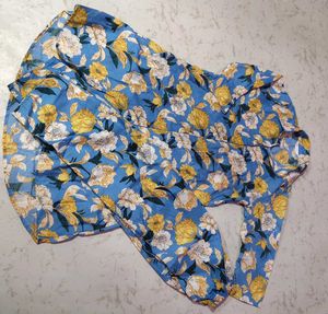 🆕 Floral Print Cord Set For Women
