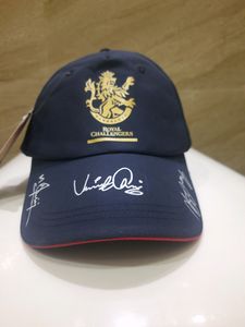Authentic Virat Kohli Signed RCB Cap by Puma - Limited Edition Collectible