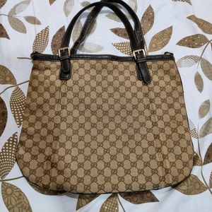 Price Drop Alert! Gucci Canvas Tote Bag