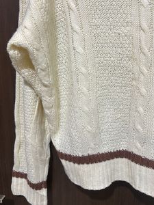 Preppy Cable Knit Sweater