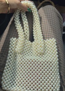 Pearl Beaded Hand Bag