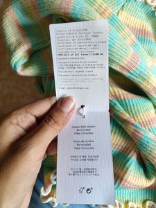 Striped Long Sleeve Crop Top