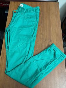 Allen Solly Green Pants