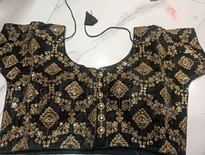 NEW Embroidered Velvet Blouse