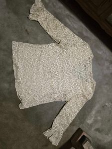 Brasso Net Beautiful Lace Work Top