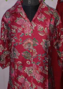 Maroon Floral Brand New Coord Set