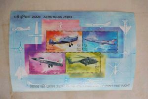 Aero India Centenary Of Man's First Flight Stamp