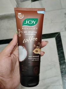 Joy Revivify Coffee Tan Removal Face & Body Scrub