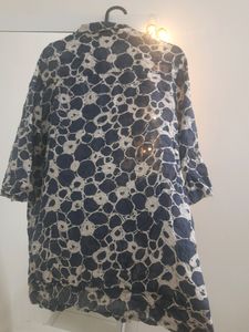 Light Print - INDIGO Cotton Kurta