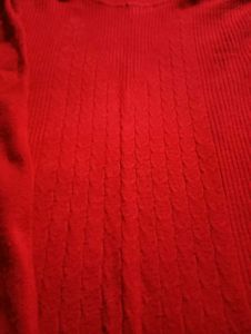 Red Long Sweater
