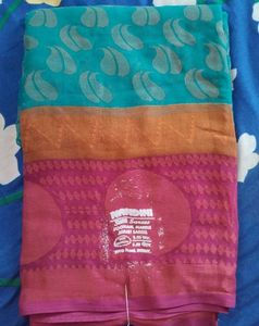 New Cotton Textured Saree