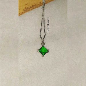 Green Emerald Pendant