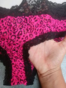 Victoria &#39;s secret Pink Leopard Print Briefs