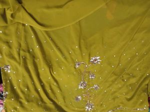 Mehendi Party wear Saree for woman