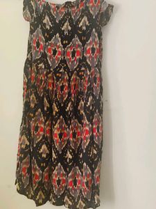 Black and Red Maxi dress