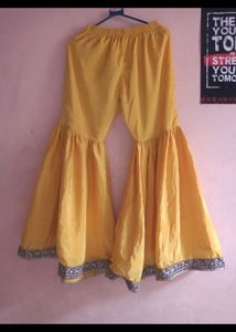 Yellow Kurti with Embellishments