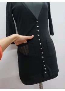 Mini Dress Type Transparent Top