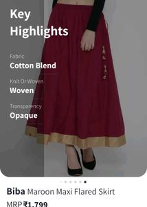 Biba Ethinic Skirt Size M