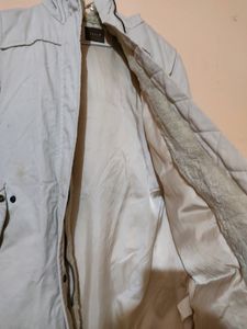Korean Style Off-white Overcoat