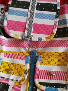 Striped Pattern Backpack