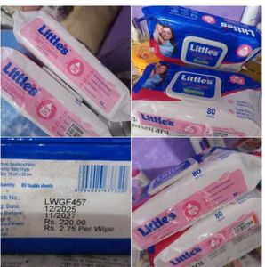 Little's Baby Wipes - 80 Count buy 1 get