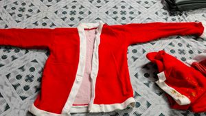 Cute Red Santa Cardigan