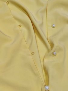 Yellow Tie-Waist Top