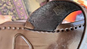 Brown Leather Sandals in 10
