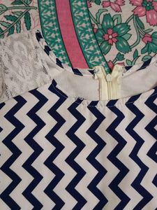 Chevron Print Dress