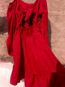 Elegant Maroon Dress