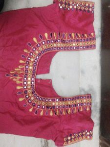 Embroidered Pink Blouse