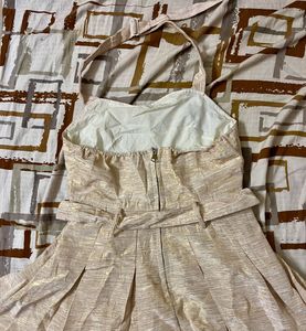 Sparkly Gold Mini Dress