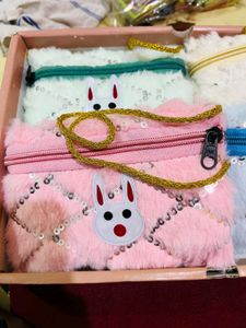 Cute Bunny Pouches new with tag