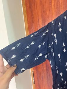 Elegant Blue Printed Kurta