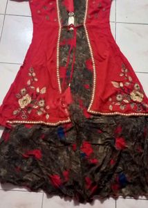 Elegant Floral Print Suit