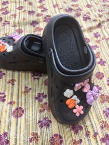 Decorated Black Clogs product from Thailand